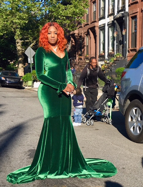 Velvet Mermaid Gown