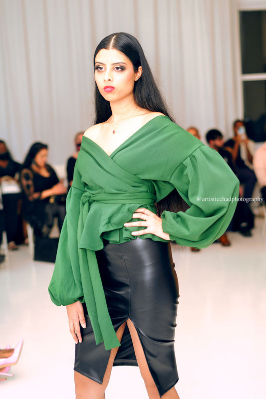 THE MADONNA WRAP TOP